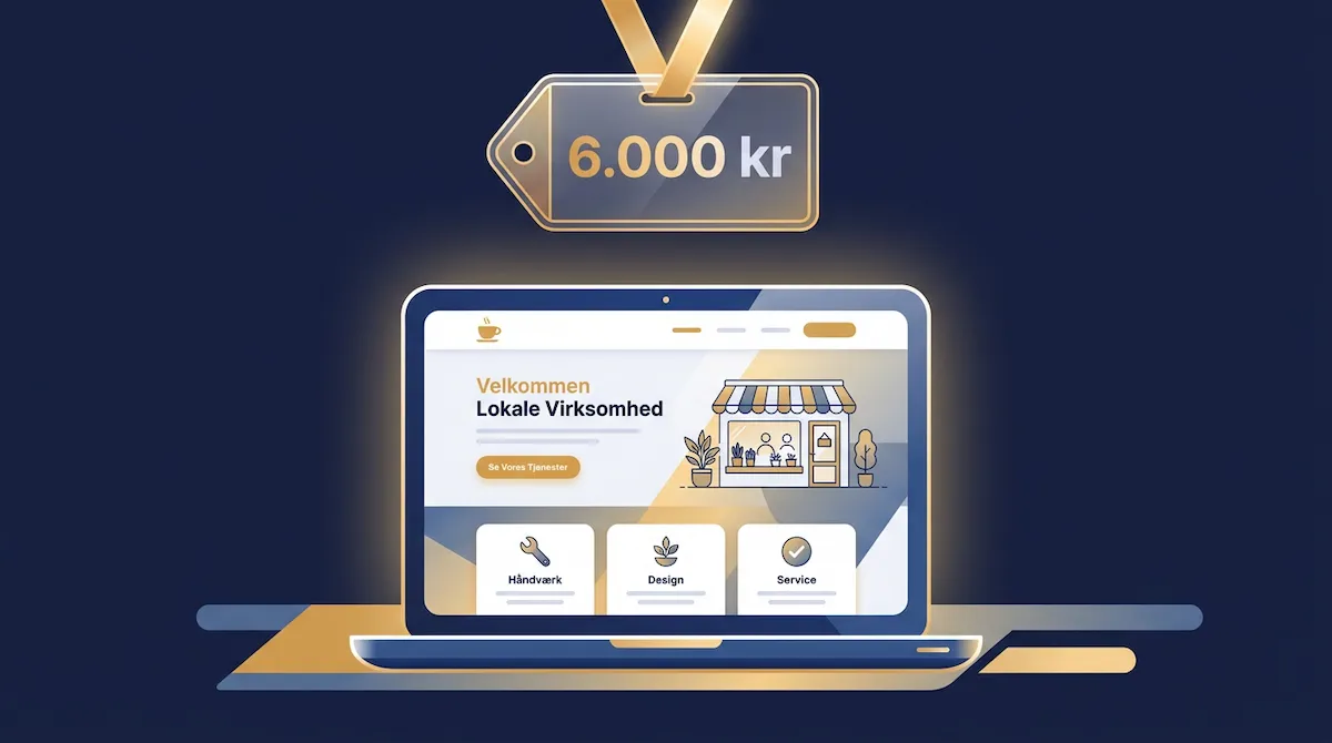 Hvad koster en hjemmeside i 2026? Komplet Prisguide