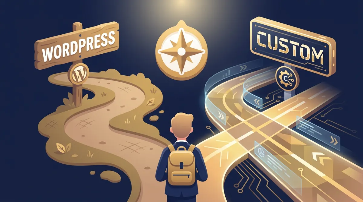 WordPress vs Custom Hjemmeside: Hvad Skal Din Virksomhed Vælge?